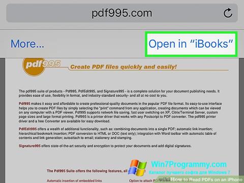Скриншот программы Pdf995 для Windows 7