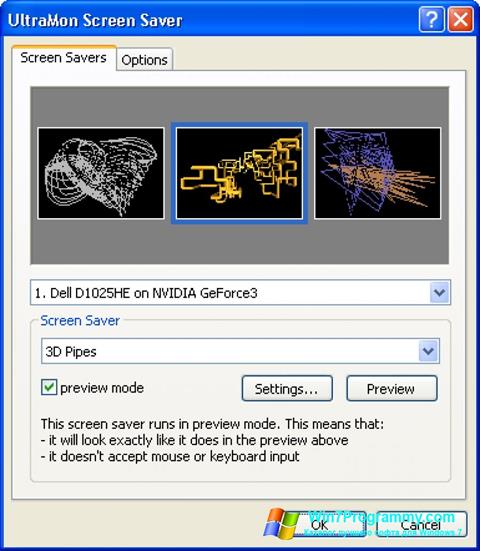 Скриншот программы UltraMon для Windows 7