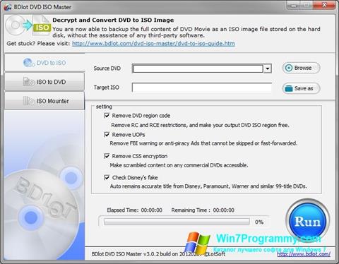 Скриншот программы ISO Master для Windows 7