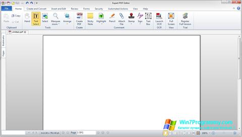 Скриншот программы Expert PDF Editor для Windows 7