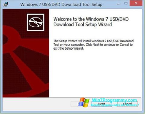 Скриншот программы Windows 7 USB DVD Download Tool для Windows 7