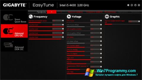 Скриншот программы EasyTune для Windows 7