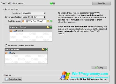 fortinet vpn client windows 7