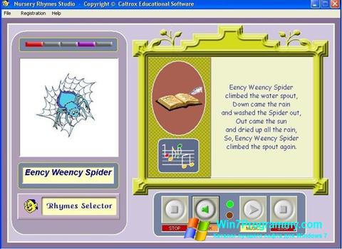 Скриншот программы Rhymes для Windows 7