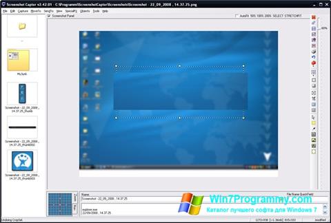 Скриншот программы ScreenShot для Windows 7