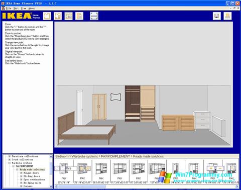 Скриншот программы IKEA Home Planner для Windows 7