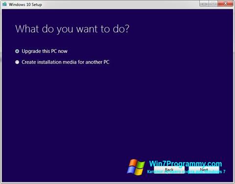 Скриншот программы Media Creation Tool для Windows 7
