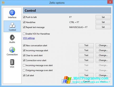 Скриншот программы Zello для Windows 7