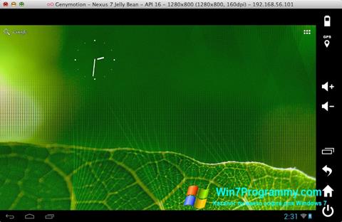 Скриншот программы Genymotion для Windows 7