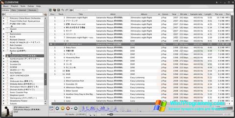 Скриншот программы Clementine для Windows 7