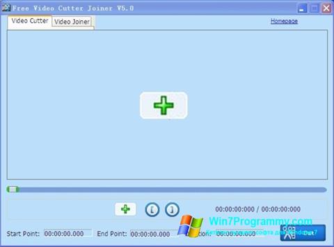 Скриншот программы Free Video Cutter для Windows 7