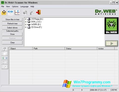 Скриншот программы Dr.Web для Windows 7
